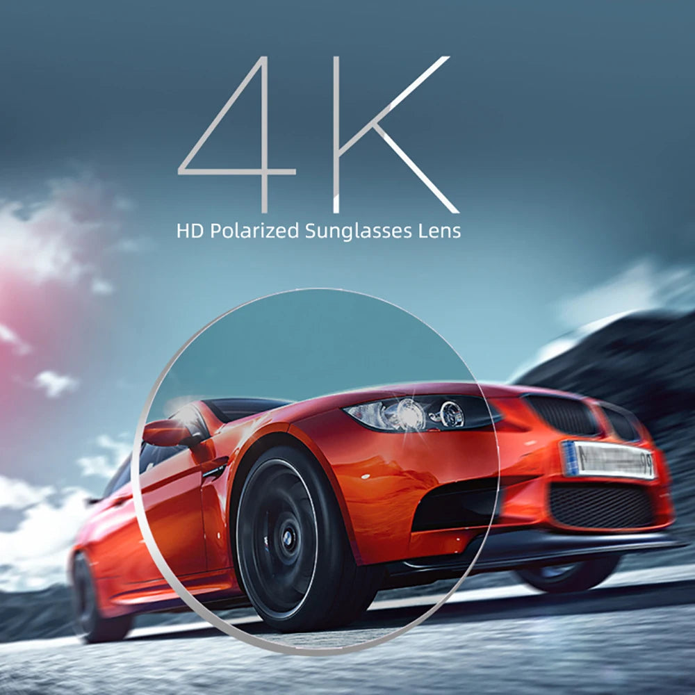 Vivibee 2023 trending quadratisch schwarzes faltbare polarisierte Sonnenbrille Frauen hell Spiegel blaue Falte Schatten Titanlegierung Sonnenbrille