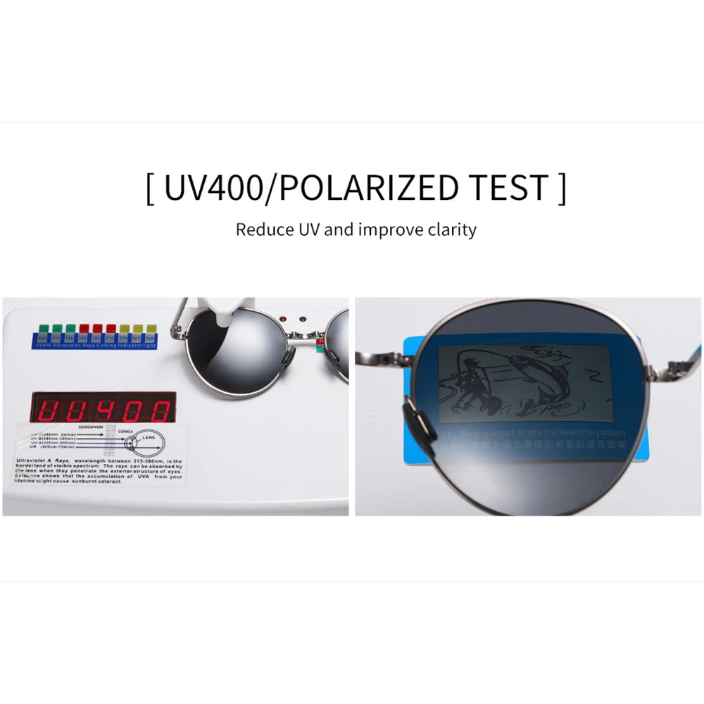 Vivibee 2023 trending quadratisch schwarzes faltbare polarisierte Sonnenbrille Frauen hell Spiegel blaue Falte Schatten Titanlegierung Sonnenbrille