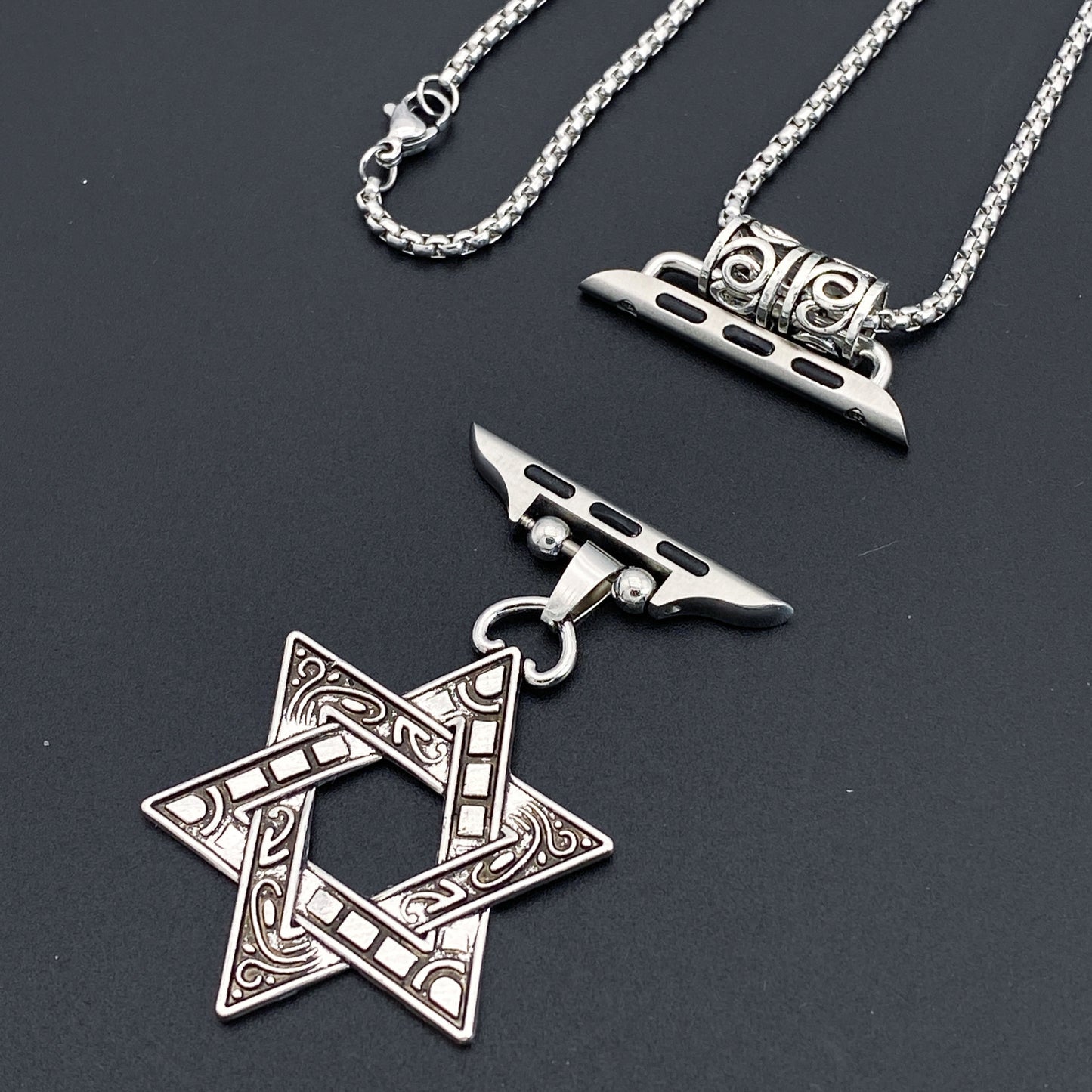 Uhr Halskette Feder Hängendes Band