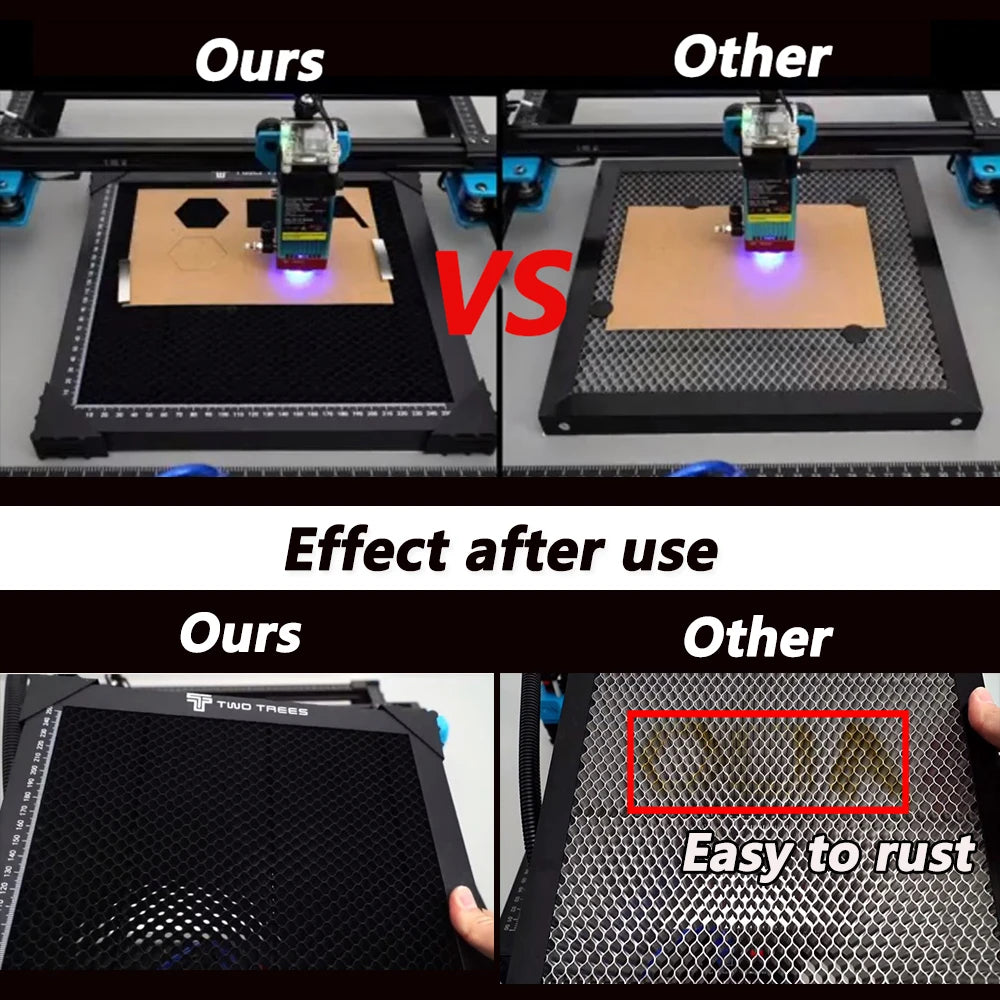 Lasergravier Wabenarbeitstisch für CO2 -Schneidemaschine/Laserstecher TTS TT Wabe -Board -Laser -Enquipment -Teil