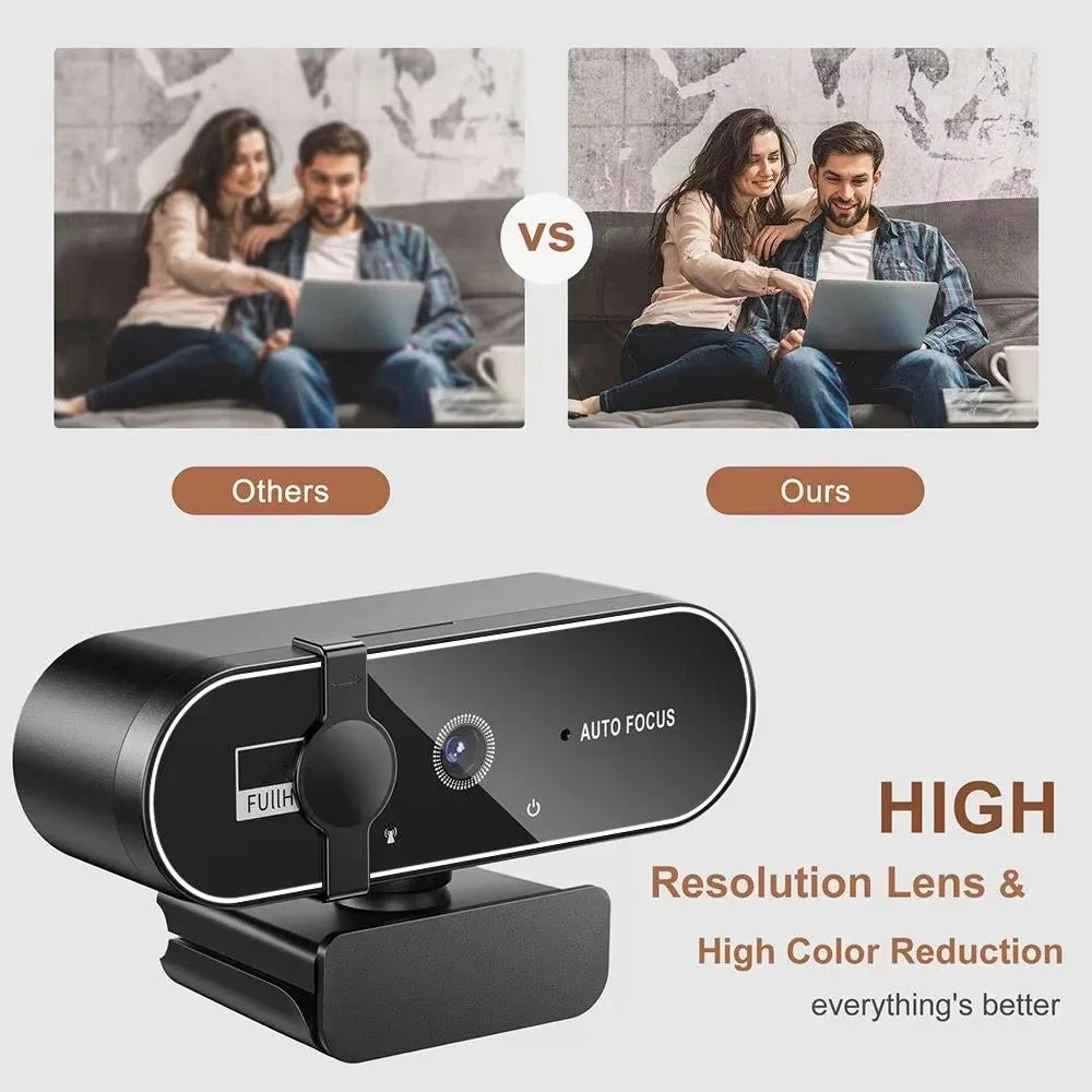 Mini Camera 4K Webcam with Microphone Auto Focus PC Laptop Video Shooting Camera USB Interface Full HD Webcam 2026 NEW